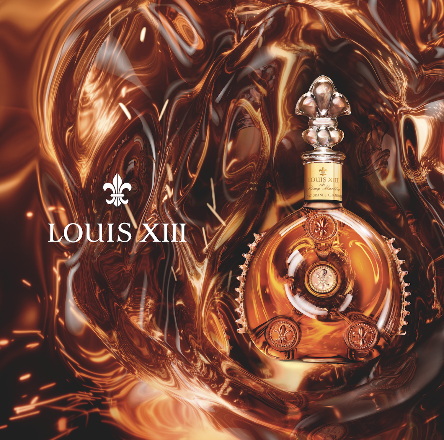 Louis XIII bottle decanter Baccarat